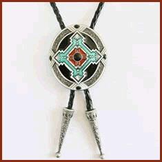 Native American indian Art Bolo Tie Classic original design